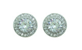 Tipperary Crystal Round Pave Earrings_10001