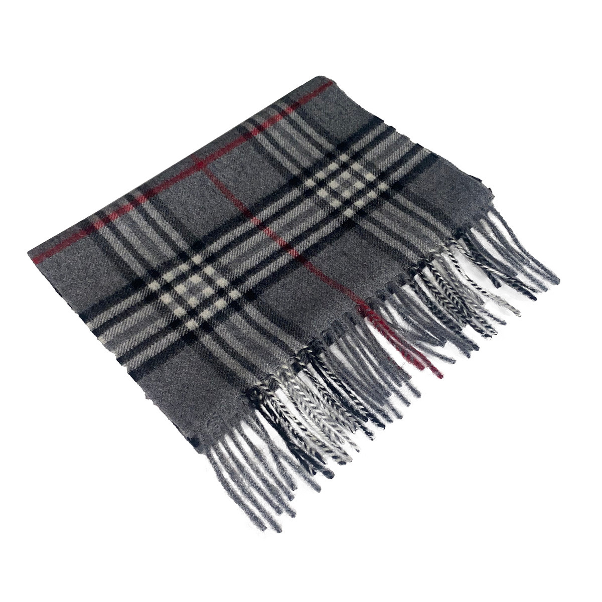 100 Cashmere Scarf Grey Kilkenny Design