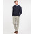 Barbour Tisbury Crew Neck Jumper Navy Fleck_1