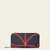 Orla Kiely Forget Me Not Wallet Linear Stem Navy_0