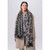 Cashmink Animal Print Grey Scarf 