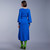Euphoria Knit Fit and Flare Dress Strong Blue