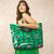 Orla Kiely Carryall Large Tote Sixties Stem Emerald