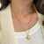 Double Layer Heart & Paperclip Necklace