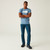 Men's Breezed IV Graphic Print T-Shirt Blue_2