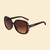 Evelyn Sunglasses Mahogany