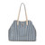 Vikky 2 in 1 Raffia Shopper Blue