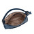 Atlantis Shoulder Bag with Multicoloured Studs Blue
