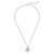 Lyra Necklace Silver Crystal  