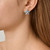Cana Earrings Silver Crystal  