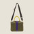 Orla Kiely Block Medium Handbag High Shine Stripe Spruce