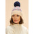 Kristi Cream Bobble Hat 