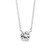Silver Single Solitaire Pendant
