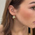 Gold Large Curve Earrings