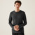 Men's Maylow Long Sleeved T-Shirt Black Marl