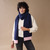 Aryanna Contrast Scarf Navy/Pink