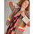 Judi Stripe Cardi Natural Multi