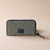 Alura Quilted Large Zip Around Purse Khaki