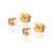  Bezel Set Petite Earrings  