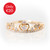  Crown Ring with Coloured Stones  