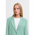 Ihkate Jacq Oversized Blazer Green Herringbone