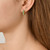 Heidi Light Green Earring - Silver Grey