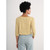 Mini Cornish Breton 3/4 Sleeve Top – Chamomile Chalk
