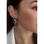 Gold Long Leaf Earrings
