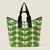 Carryall Large Tote - Solid Stem Apple Coated Cotton