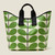 Carryall Large Tote - Solid Stem Apple Coated Cotton