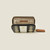 Remember Me Purse - Optical Oval Mocha Barkcloth