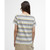 Ladies Short Sleeve Bradley Top – Cloud Stripe