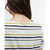 Ladies Short Sleeve Bradley Top – Cloud Stripe
