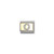 Yellow Gold Glitter O - Composable Charm