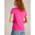 Ellie Lace T-Shirt - Pink