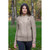 Cable Knit Side Zip Cardigan - Taupe