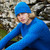 Alexander Honeycomb Aran Beanie Hat – Blue