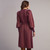 Disco Lurex Knit Long Dress - Purple
