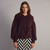 Elmo Faux Fur Bomber - Purple Elmo Faux Fur Bomber - Purple