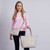 Caroline Tote Bag With Front Pouch - Stone
