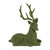 Mea Sitting Deer - Green (Small)