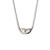 Silver & Gold Buíochas Go Deo "Gratitude Forever" Double Pendant