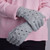 Dolly Diamante Hat & Glove Gift Set (Grey) - With Gift Box