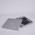 Declan Leather Glove & Scarf Set (Grey/Burgundy) - With Gift Box