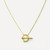 Pause Necklace - Gold Vermeil