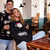 Guinness Smiley Pint Santa Hat Jumper – Black