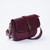 Eleanor Suede Leather Crossbody Bag – Wine