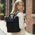Elsa Smooth Nylon Backpack – Black