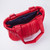 Armadillo Pleat Large Tote – Red