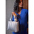 Armadillo Pleat Medium Tote – Silver